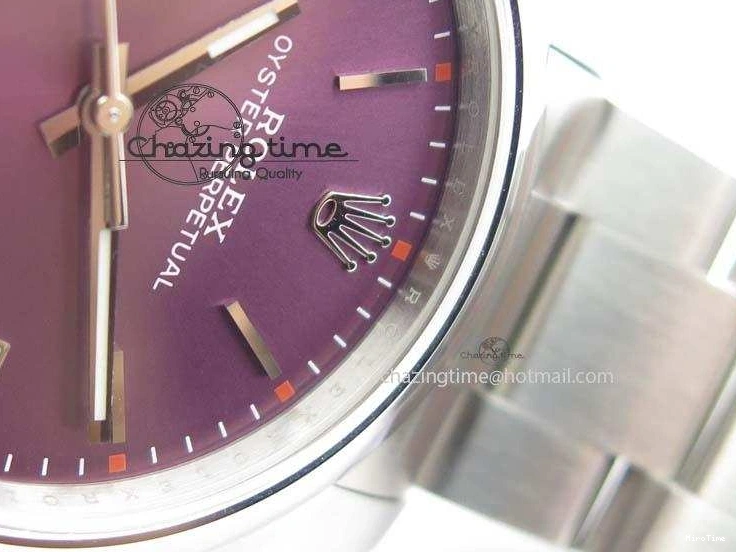 MiroTime 0509 Thermal Oyster Perpetual 39mm 114300 JF 1:1 Best Edition Grape Dial On SS Bracelet SA 3792